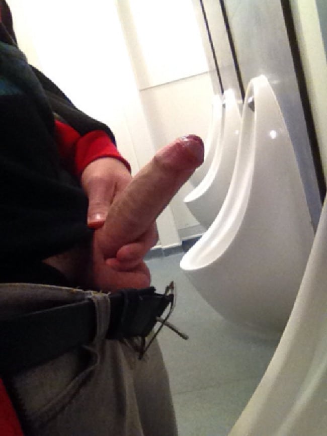 Public bathroom pov